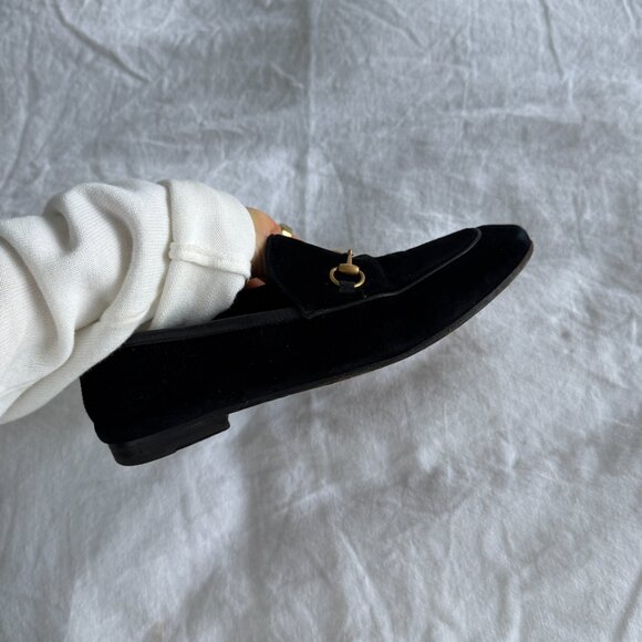 Gucci Horsebit Velvet Loafers - Picture 6 of 7